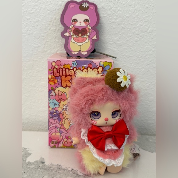 LIIlA’S CHEF KITCHEN Hazel Cream Puff Pink Yellow Plush Confirmed Blind Box NWT - Picture 5 of 6